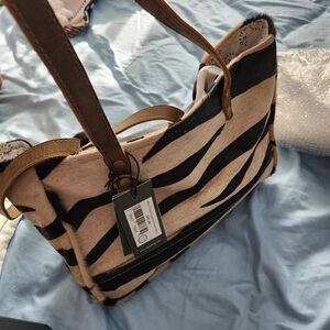 Zebra Print Purse NWT Myra Bag